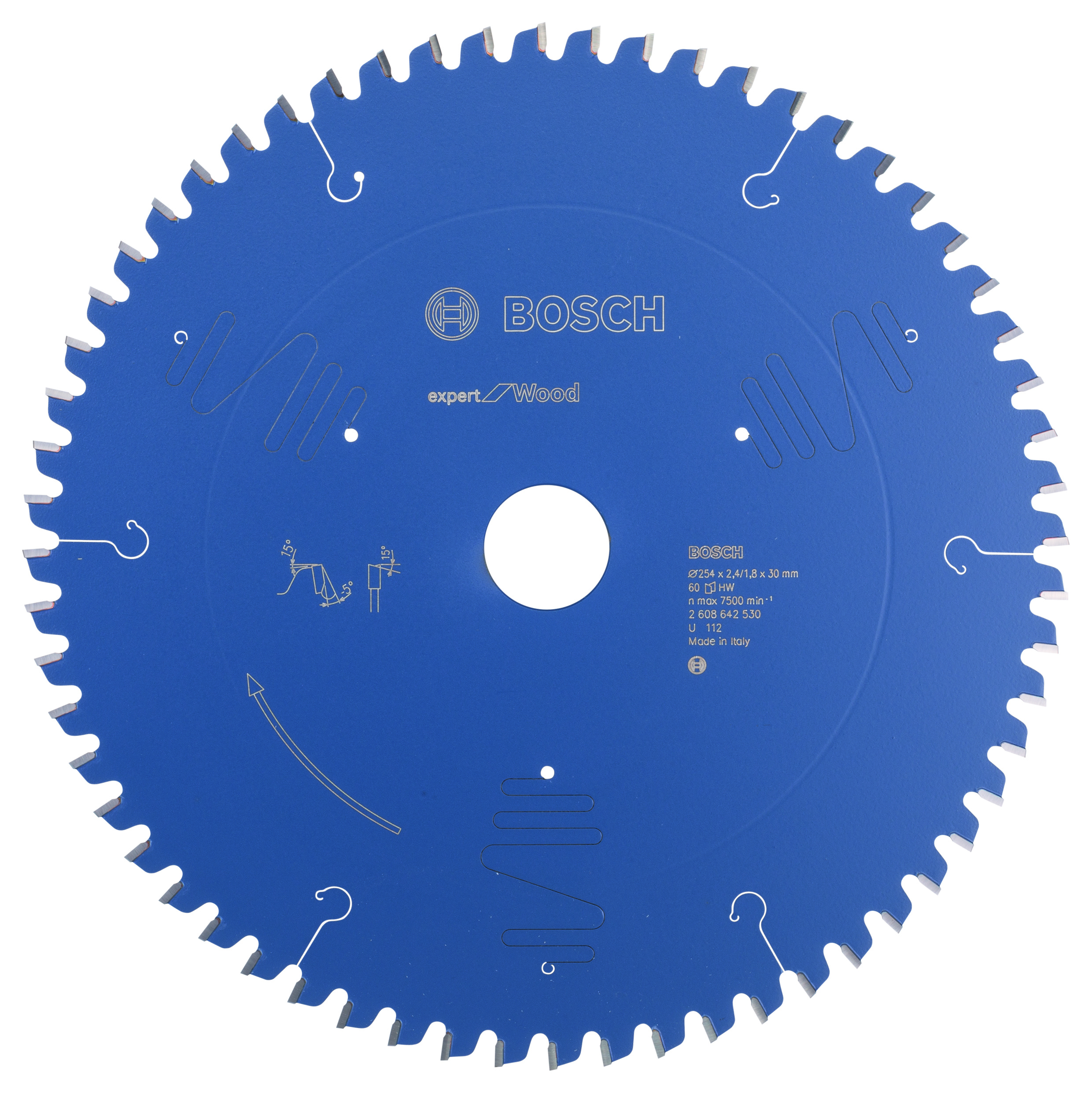 Bosch 1 cirkzb expert for wood 254x30x2,4mm